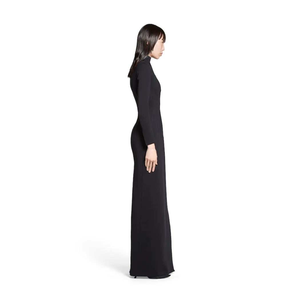 Abito Da Sera Aderente da Donna in Nero