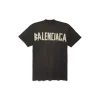 Abito Stile T-shirt Tape Type da Donna in Grigio Scuro