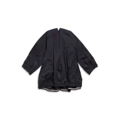 Abito Vareuse A Maniche Lunghe Upcycled da Donna in Navy Scuro