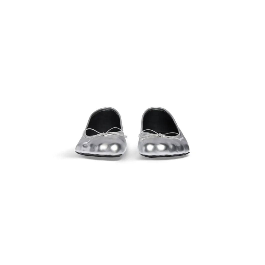 Ballerine Anatomic Metallizzate da Donna in Argento