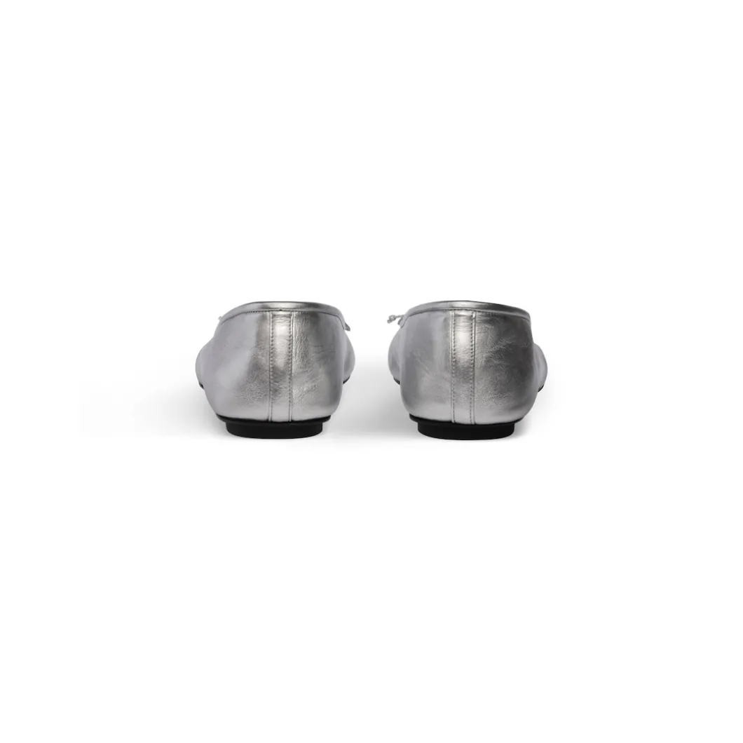 Ballerine Anatomic Metallizzate da Donna in Argento