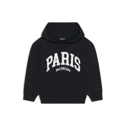 Bambini - Felpa Con Cappuccio Cities Paris Hoodie in Nero