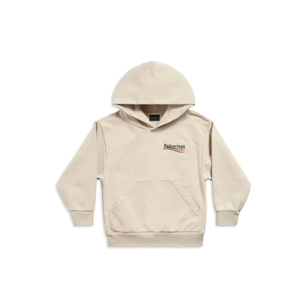Bambini - Hoodie Political Campaign in Beige Chiaro