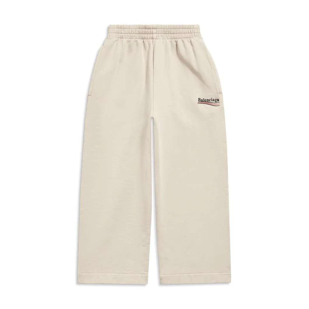 Bambini - Pantaloni Da Tuta Political Campaign in Beige Chiaro