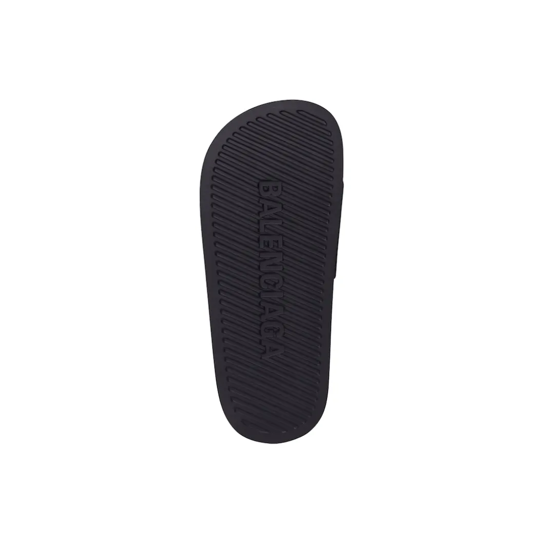 Bambini - Sandali Bassi Pool Slide in Nero