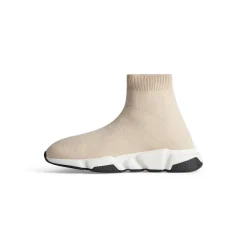 Bambini - Sneaker Speed In Maglia Riciclata in Beige Chiaro