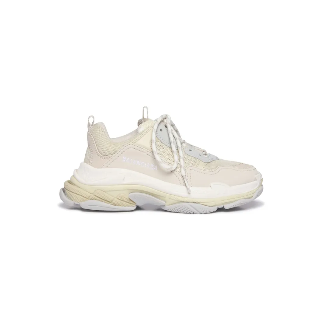 Bambini - Sneaker Triple S in Bianco Sporco