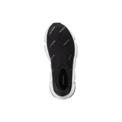 Bambini - Sneakers Speed In Maglia Riciclata Con Allover Logo Riflettente in Nero