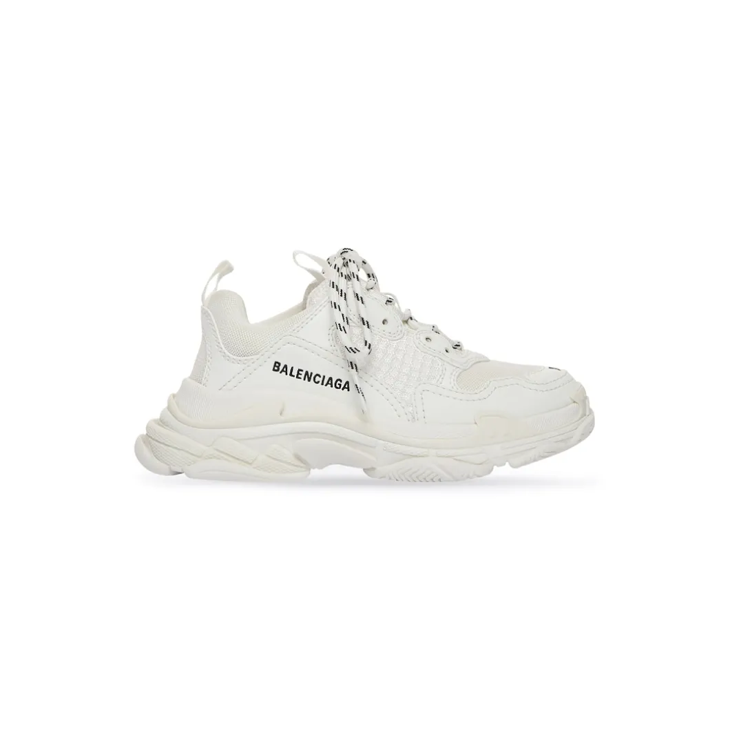Bambini - Sneakers Triple S in Bianco