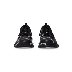 Bambini - Sneakers Triple S Logotype in Nero