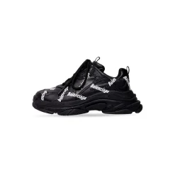 Bambini - Sneakers Triple S Logotype in Nero
