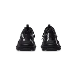 Bambini - Sneakers Triple S Logotype in Nero