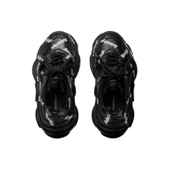 Bambini - Sneakers Triple S Logotype in Nero