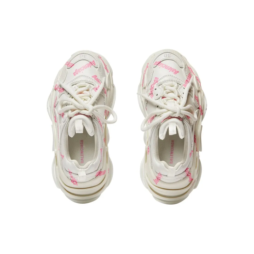 Bambini - Sneakers Triple S Logotype in Bianco