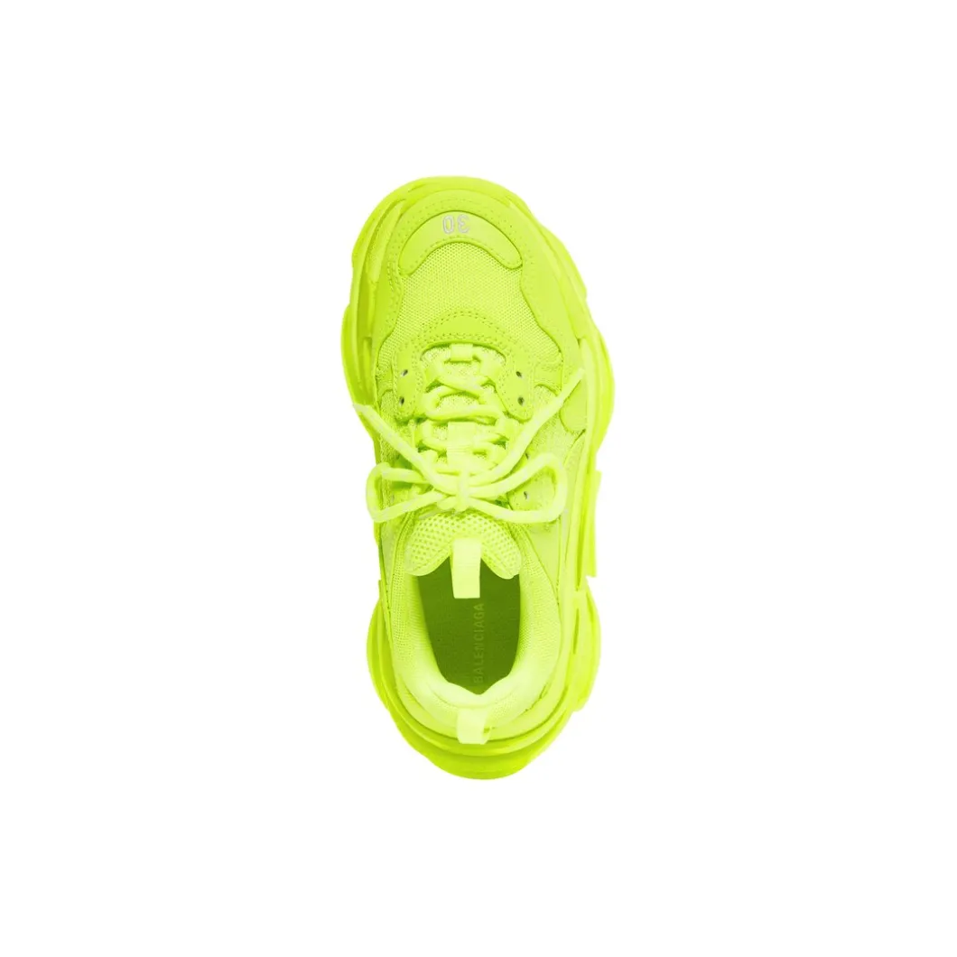 Bambini - Sneakers Triple S in Giallo Fluo