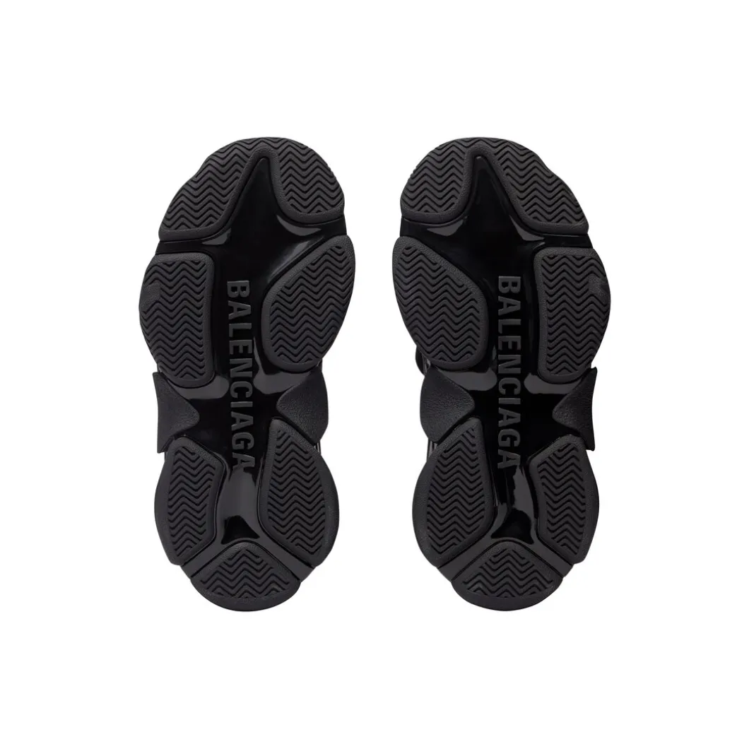 Bambini - Sneakers Triple S Logotype in Nero