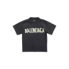 Bambini - T-shirt Tape Type in Nero D&eacute;lav&eacute;