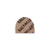Beanie Allover Logo in Beige