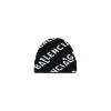 Beanie Allover Logo in Nero