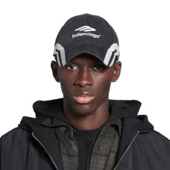 Berretto 3b Sports Icon da Uomo in Nero/bianco