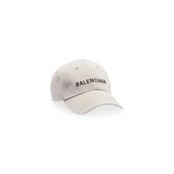 Berretto Con Logo in Grigio