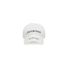 Berretto Double Logo in Bianco