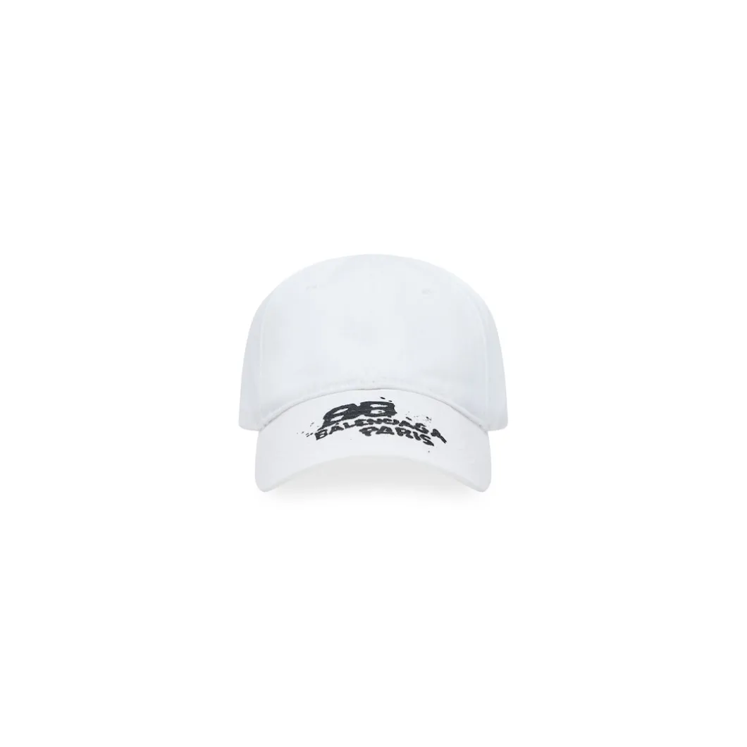Berretto Hand-drawn Bb Icon in Bianco