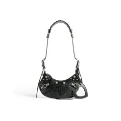 Borsa A Tracolla Le Cagole Xs Con Strass da Donna in Nero