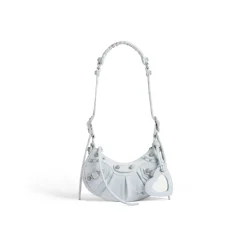 Borsa A Tracolla Le Cagole Xs In Denim Con Strass da Donna in Azzurro