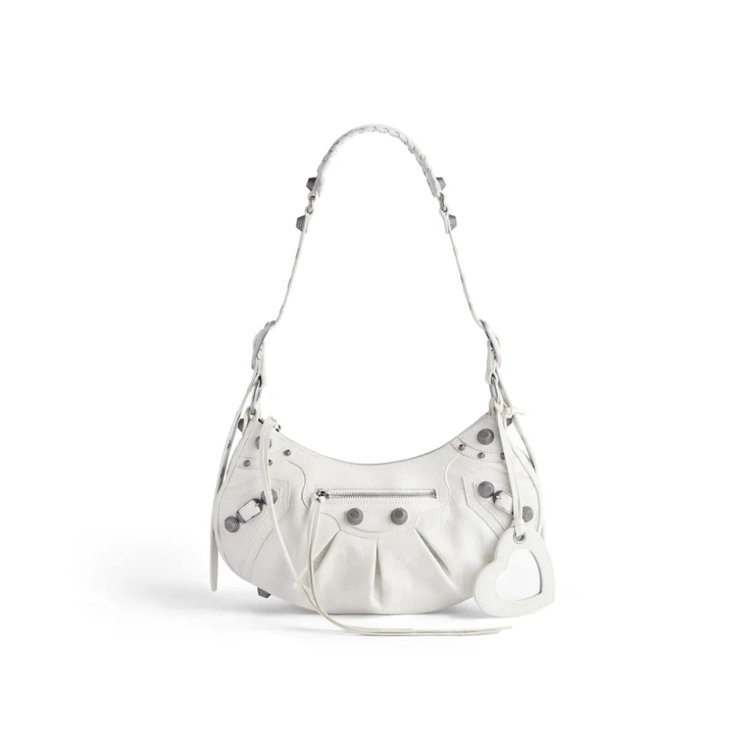 Borsa A Tracolla Le Cagole Piccola da Donna in Bianco