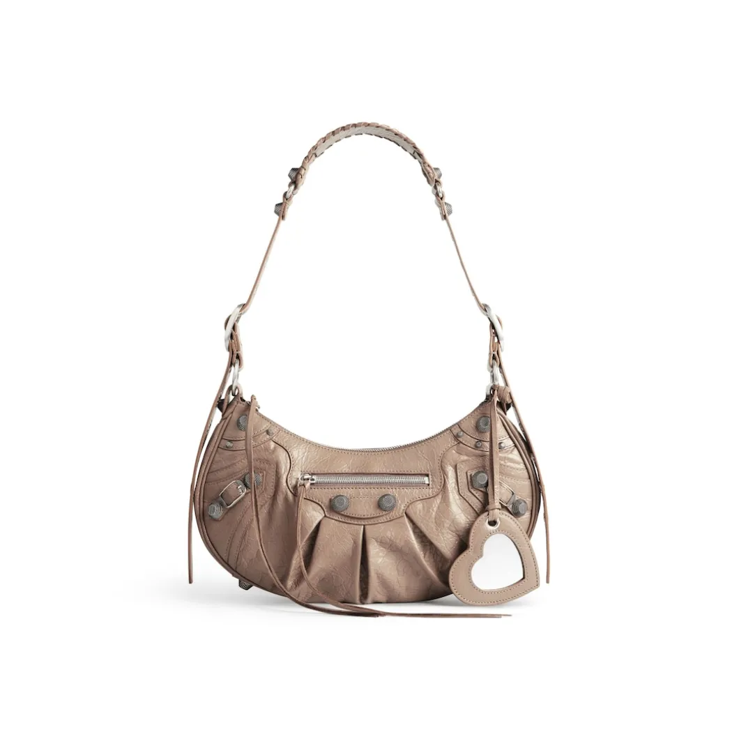 Borsa A Tracolla Le Cagole Piccola da Donna in Marrone Chiaro