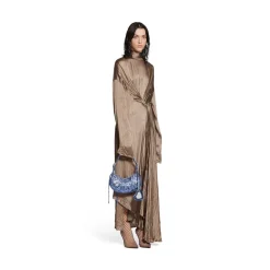 Borsa A Tracolla Le Cagole Xs Metallizzata da Donna in Viola