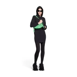 Borsa A Tracolla Le Cagole Xs da Donna in Verde Chiaro