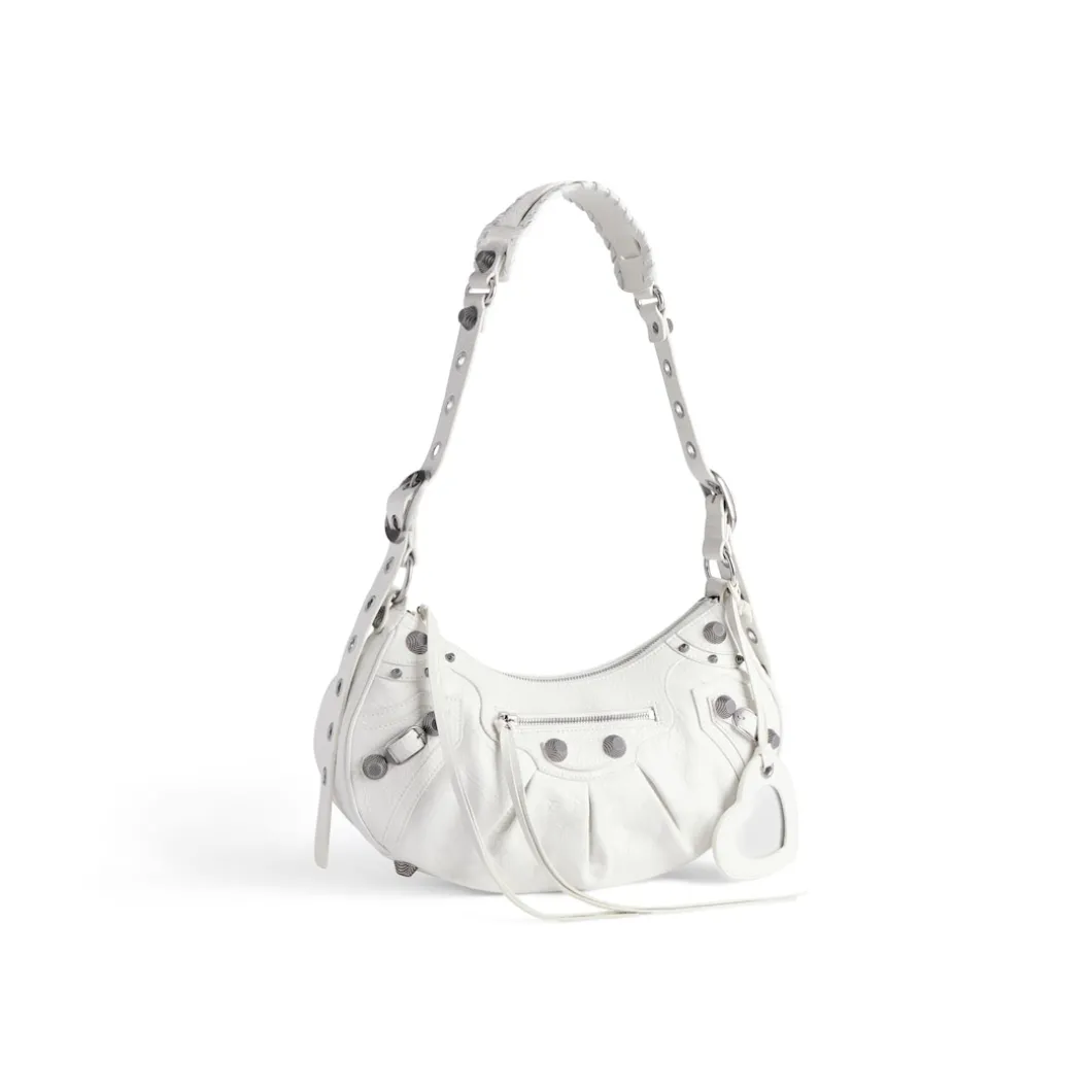 Borsa A Tracolla Le Cagole Piccola da Donna in Bianco