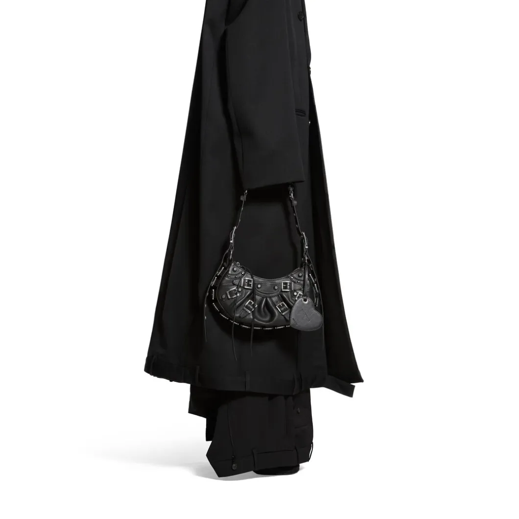 Borsa A Tracolla Le Cagole Xs Con Fibbie da Donna in Nero
