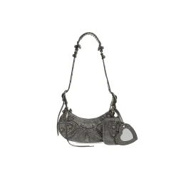 Borsa A Tracolla Le Cagole Xs Con Strass da Donna in Grigio