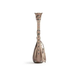Borsa A Tracolla Le Cagole Piccola da Donna in Marrone Chiaro