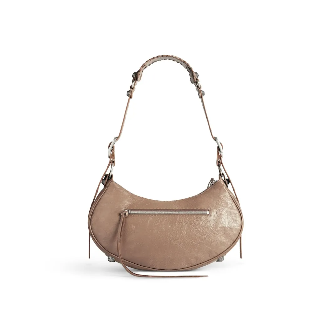 Borsa A Tracolla Le Cagole Piccola da Donna in Marrone Chiaro