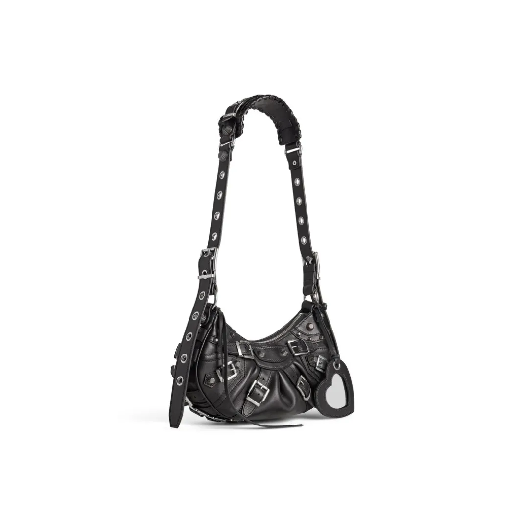 Borsa A Tracolla Le Cagole Xs Con Fibbie da Donna in Nero