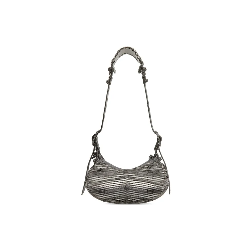 Borsa A Tracolla Le Cagole Xs Con Strass da Donna in Grigio