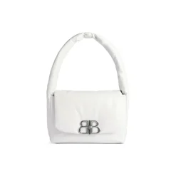 Borsa A Tracolla Monaco Piccola da Donna in Bianco