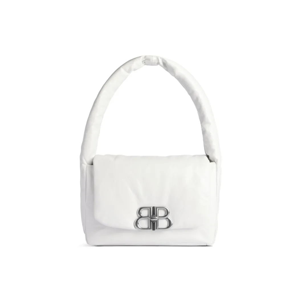 Borsa A Tracolla Monaco Piccola da Donna in Bianco