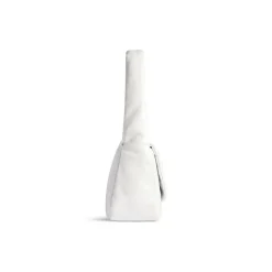 Borsa A Tracolla Monaco Piccola da Donna in Bianco