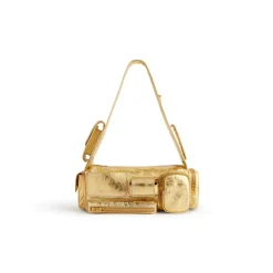 Borsa A Tracolla Superbusy Xs Metallizzata da Donna in Oro