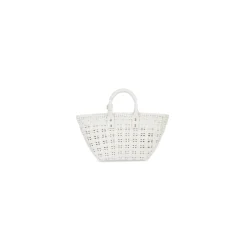 Borsa Bistro Xs Basket Con Tracolla da Donna in Bianco