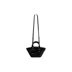 Borsa Bistro Xxs Basket Con Tracolla da Donna in Nero