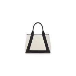 Borsa Cabas Navy Medium da Donna in Beige