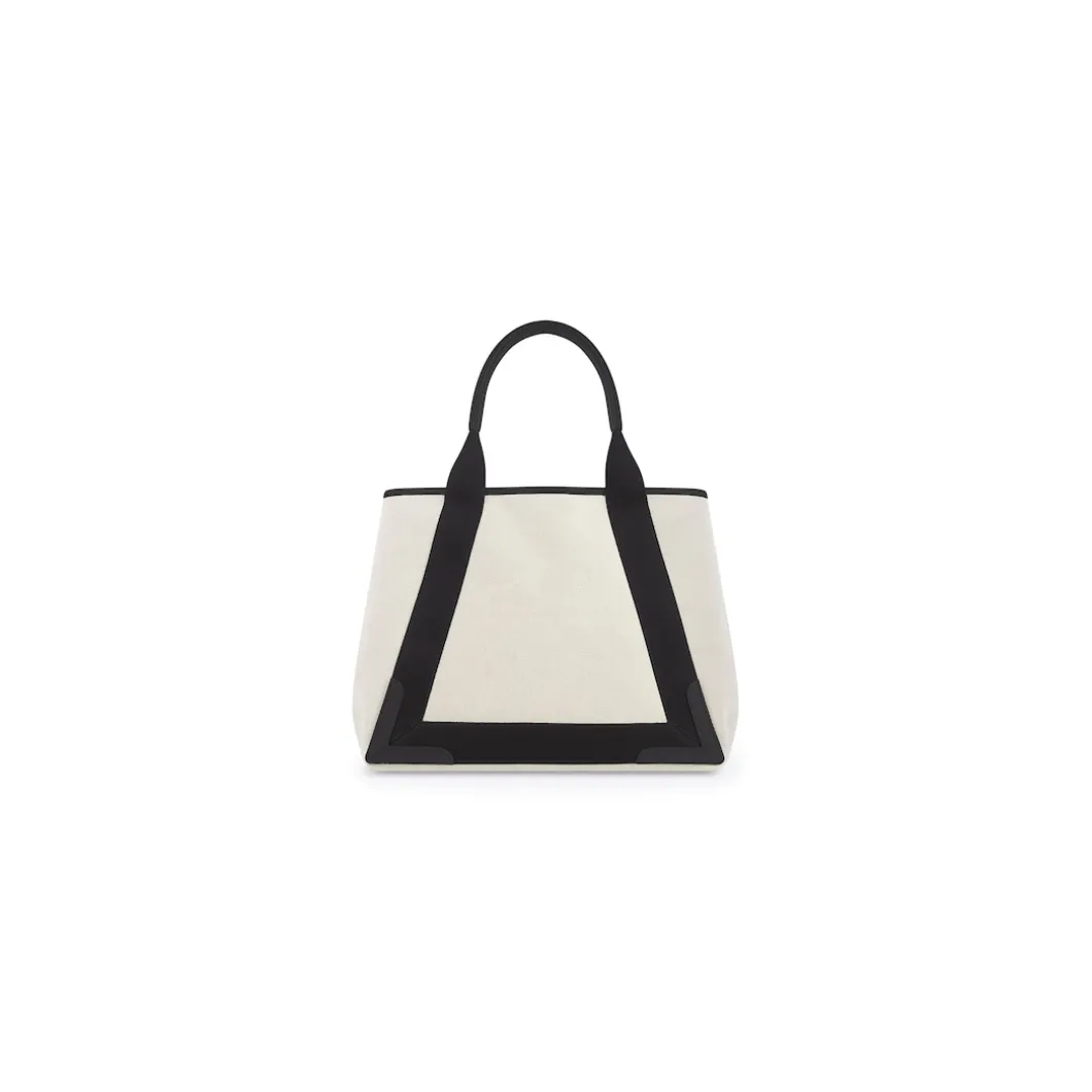 Borsa Cabas Navy Medium da Donna in Beige