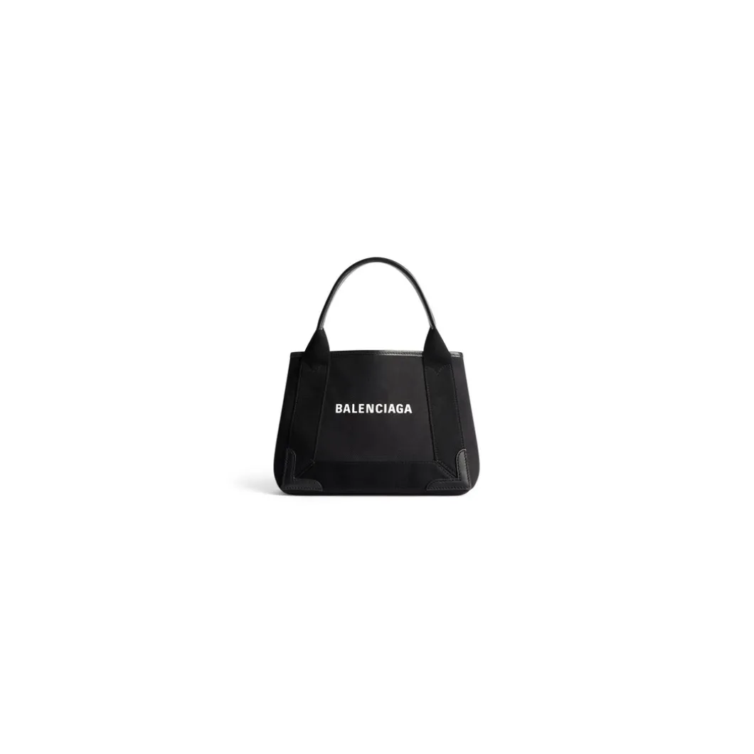 Borsa Cabas Navy Xs da Donna in Nero