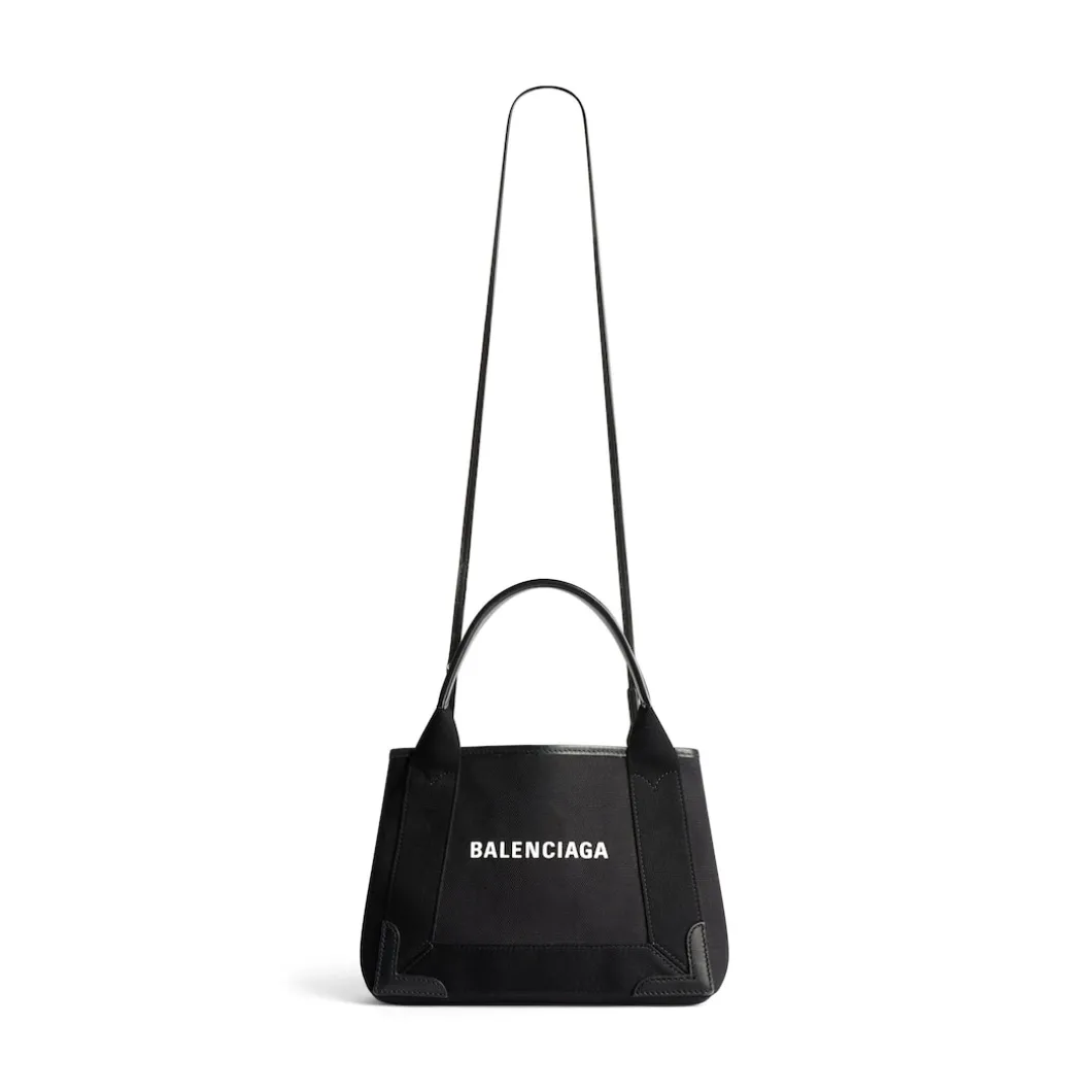 Borsa Cabas Navy Xs da Donna in Nero